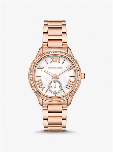 michael kors rose gold watch color fade|Sage Pavé Rose Gold.